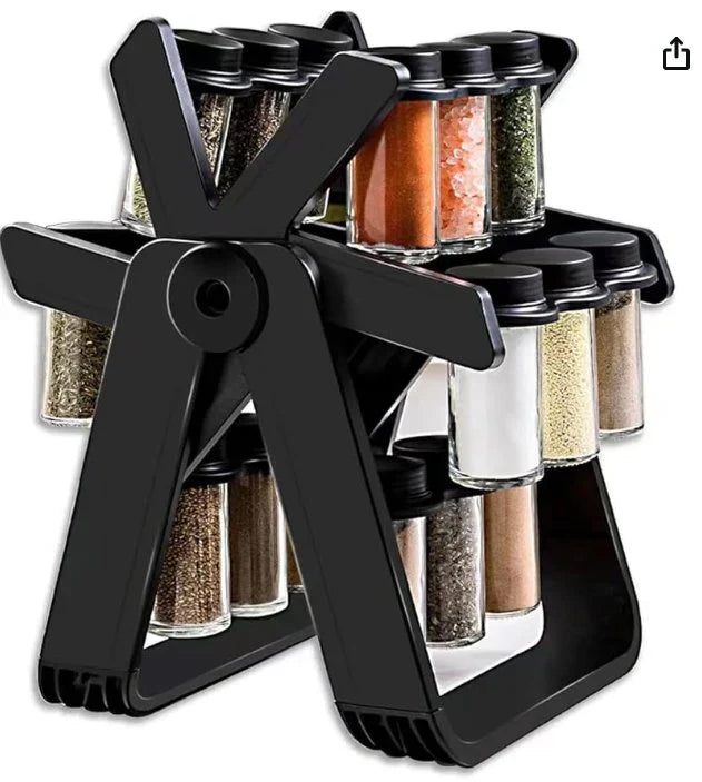 AL-KHAKI™ 18 Jar Rotating Spice Jar