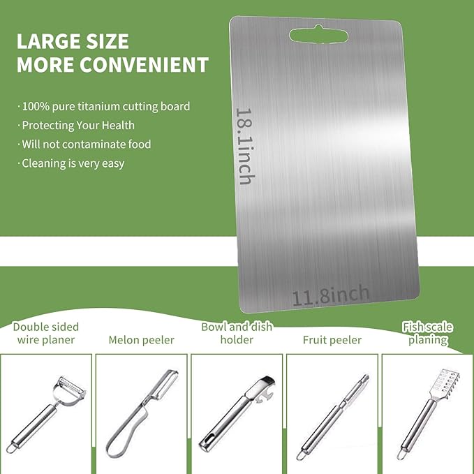 AL-KHAKI™ Titanium Cutting Board