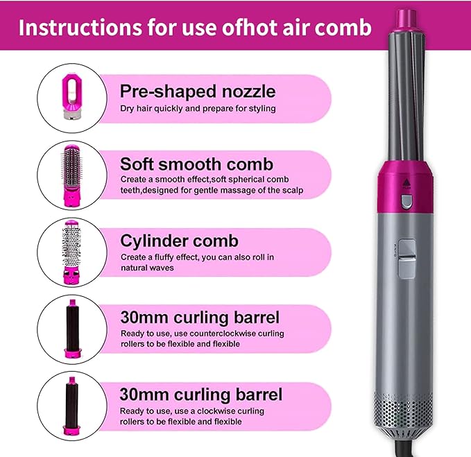 AL-KHAKI™ Hot Hair Brush 5 in 1 –  1