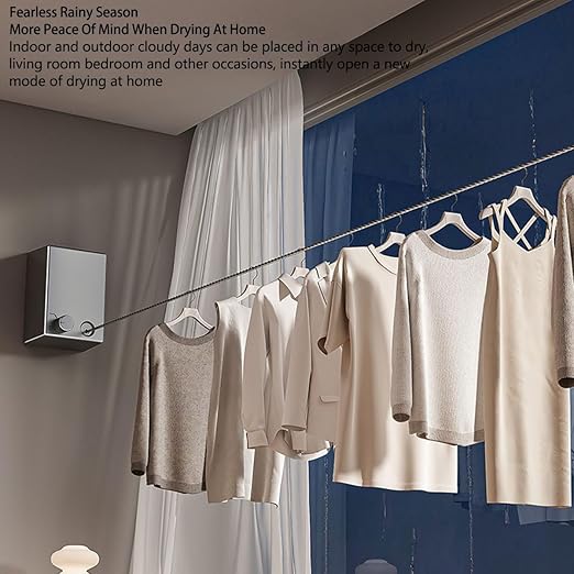 AL-KHAKI™Retractable and Invisible Clothesline