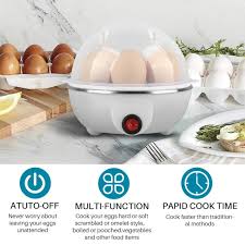 AL-KHAKI™Electric Egg Cooker 7 Eggs Steamer