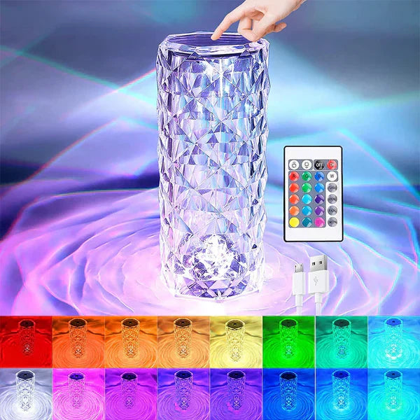 AL-KHAKI™LED Crystal Table Lamp
